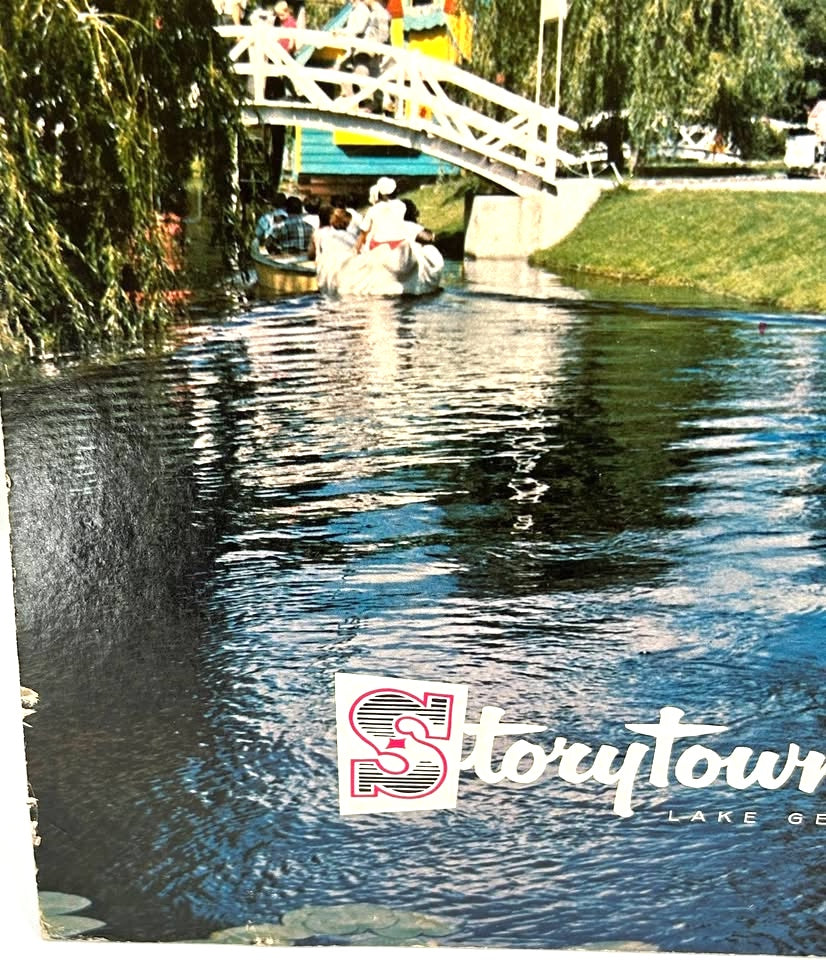 1960's Storytown USA Amusement Park Lake George NY Cardboard Advertising