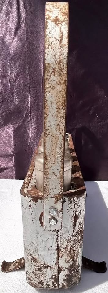 1950's Automotive Mechanic Alemite Grease Gun Collectible Tool Handy Caddy Set