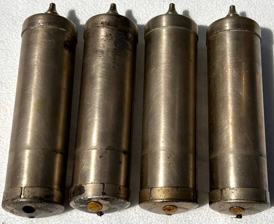 1950's Automotive Mechanic Alemite Grease Gun Collectible Tool Handy Caddy Set