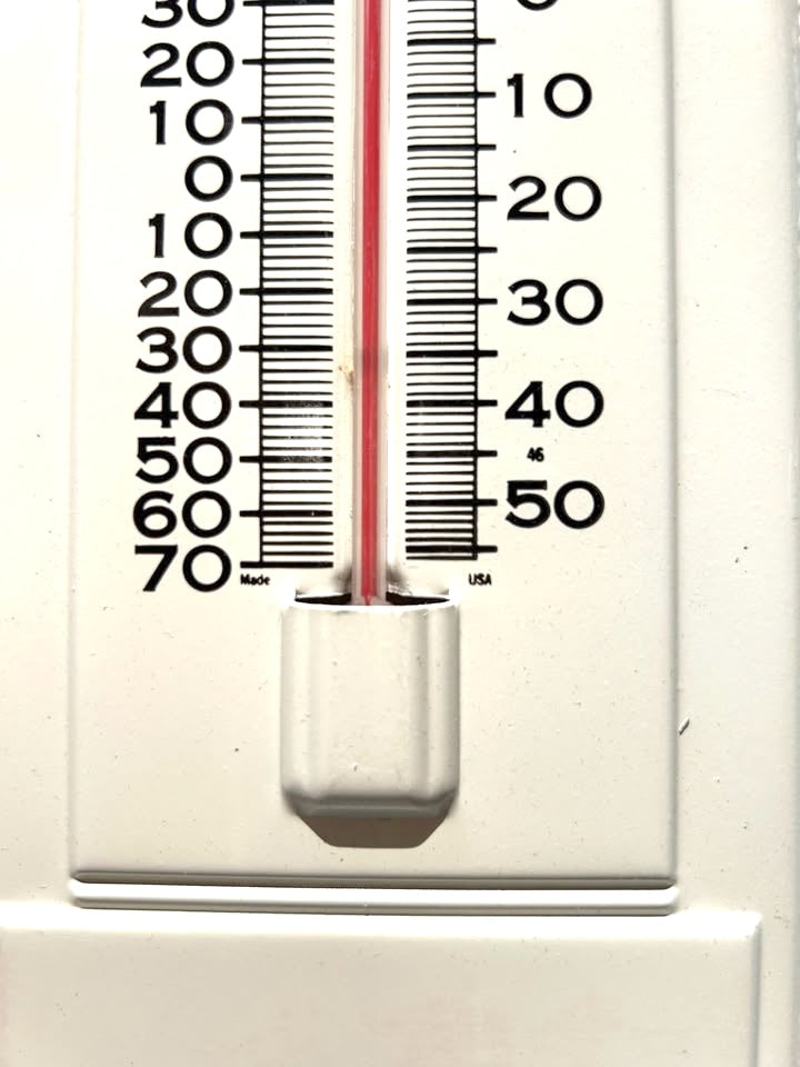 Vintage BOWES Seal Fast Thermometer FAMOUS INDIANAPOLIS 500 LINE - NEW OLD STOCK