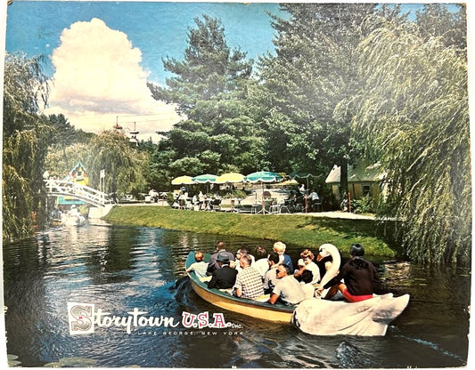 1960's Storytown USA Amusement Park Lake George NY Cardboard Advertising