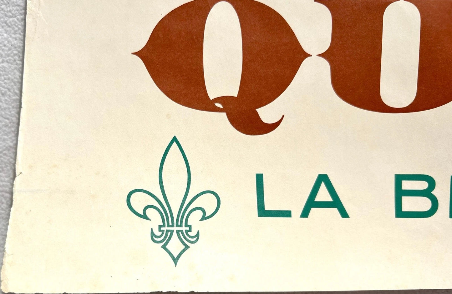 Rare 1967 Quebec NIGHTFALL ON CANADA'S METROPOLIS Original Travel Poster