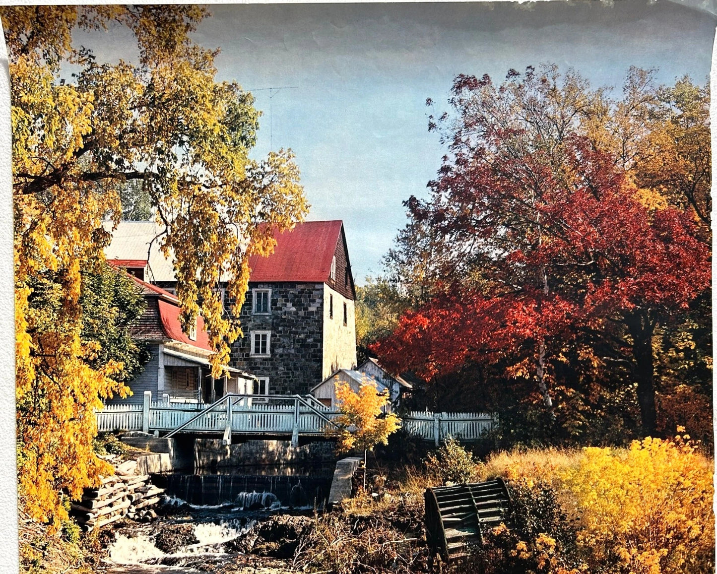 Rare 1960 Quebec TODAY'S ENCHANTMENT WAS YESTERDAY'S NECESSITY Travel Poster