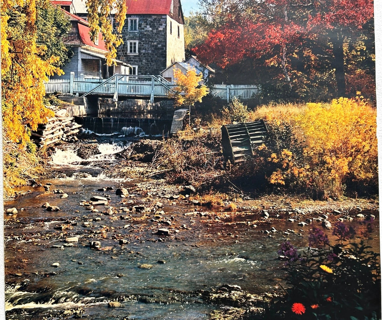 Rare 1960 Quebec TODAY'S ENCHANTMENT WAS YESTERDAY'S NECESSITY Travel Poster